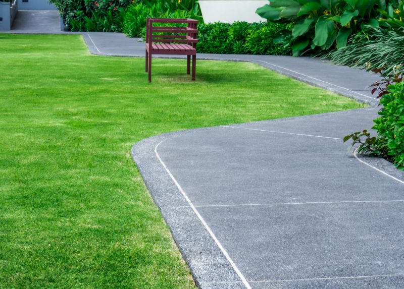 Expanded Pathway with Landscaping