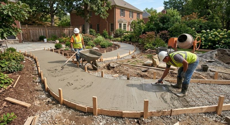 Concrete Walkway Expansion Service