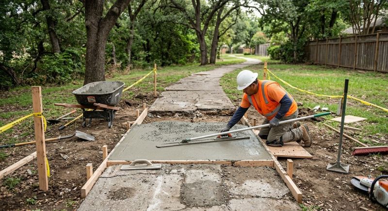 Concrete Walkway Expansion